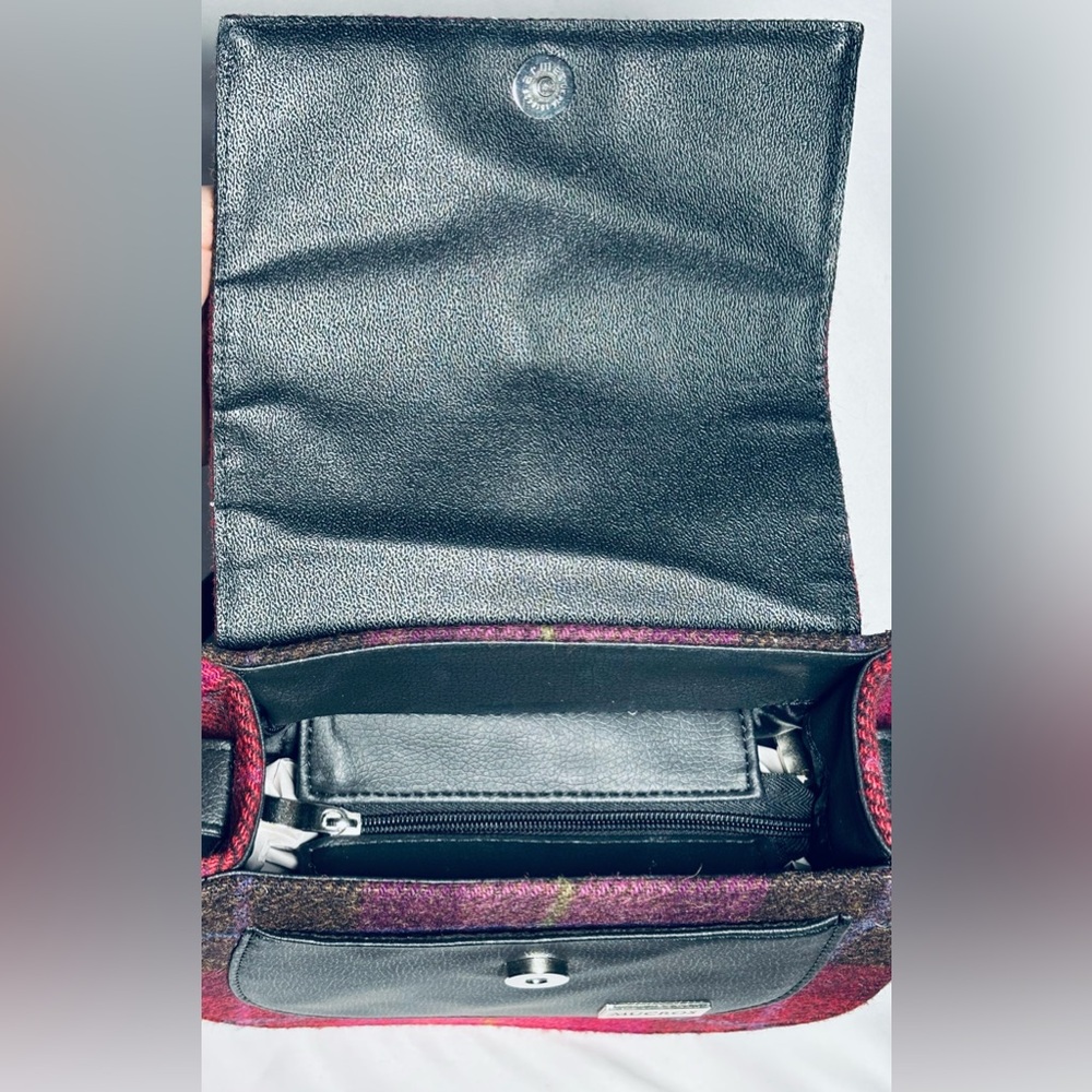 Mucros Weavers Grace Bag Women's Pink Irish 100% Tweed Shoulder Purse Ireland - Picture 7 of 8